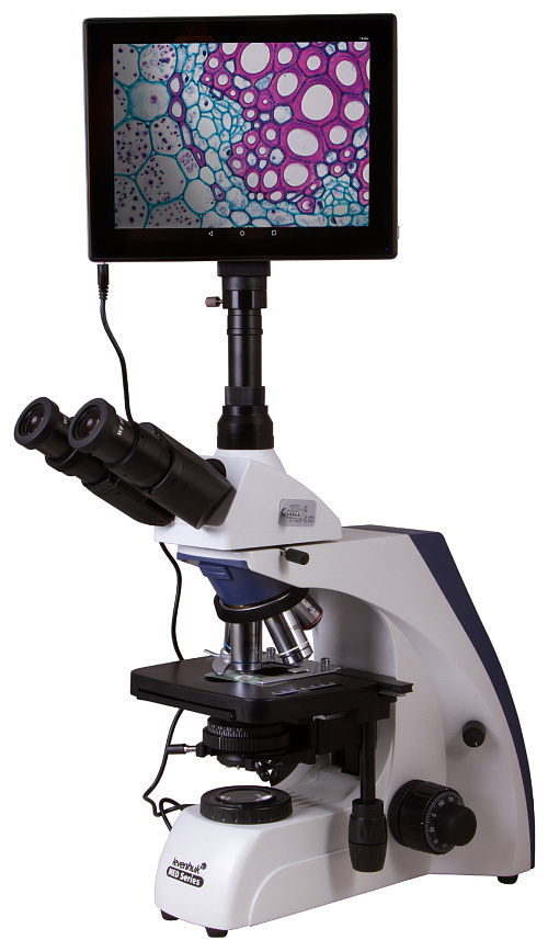foto Digitální trinokulární mikroskop Levenhuk MED D35T LCD