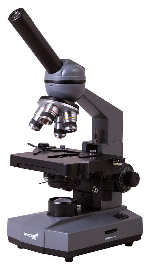 foto Biologický monokulární mikroskop Levenhuk 320 BASE