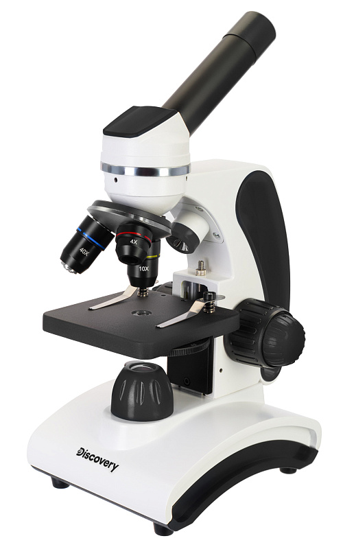 foto Mikroskop se vzdělávací publikací Levenhuk Discovery Pico Polar - Vystavený předmět